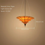 Asian Hanging Teahouse Lamp
