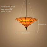 Asian Hanging Teahouse Lamp