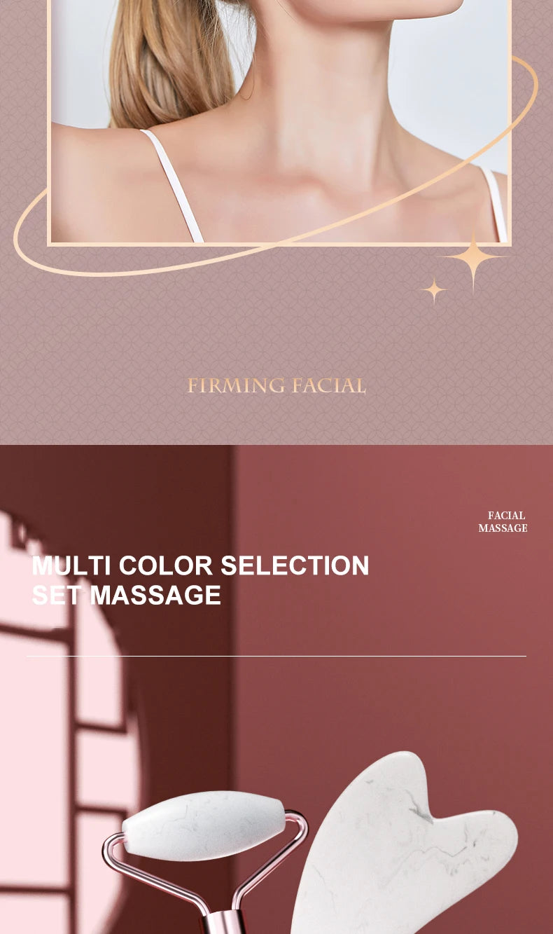 Facial Roller & Gua Sha Set