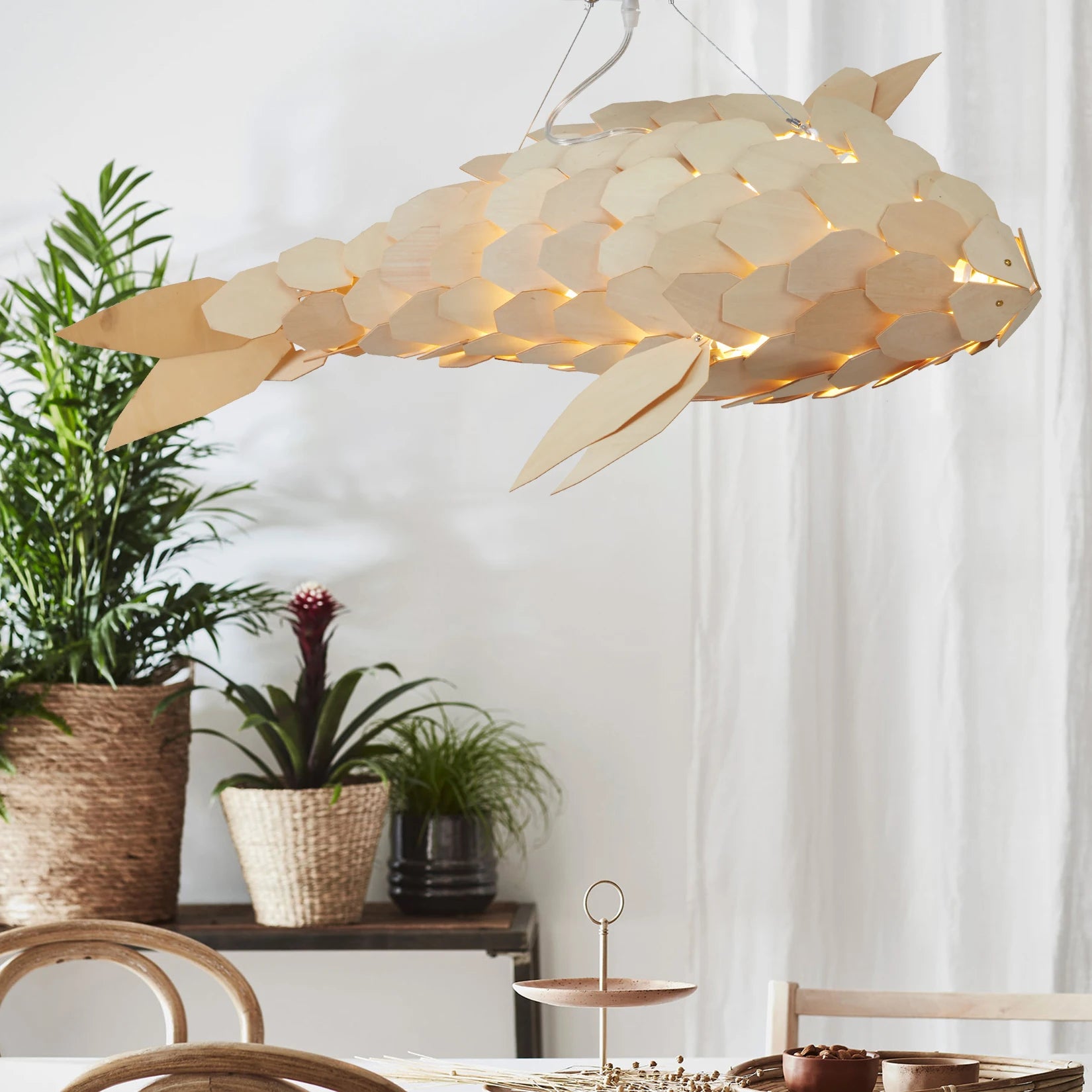 Fish-Shaped Chandelier