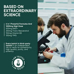 NAD+ and Resveratrol Supplement for Cellular Regeneration, Natural Energy Support, Focus and Memory Health