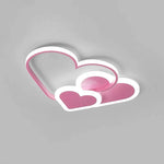 Triple Heart Ceiling Light