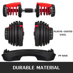 Adjustable Dumbbells Sets and Dumbbell Stand