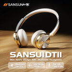 Sansui Retro Style Wireless Active Noise Cancellation Headphones