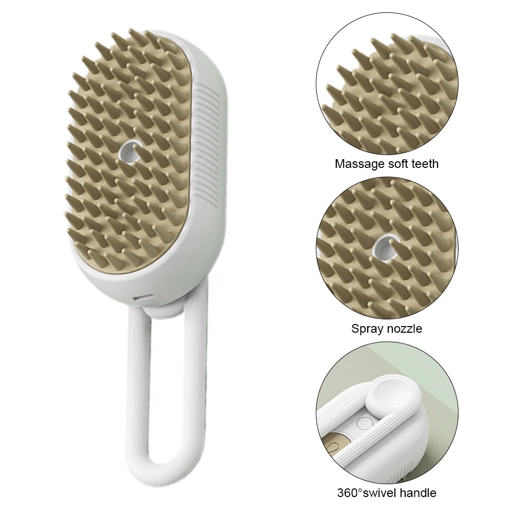 Multi-Purpose Pet Steam Brush
