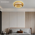 Round Bamboo Woven Ceiling Light