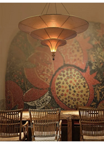 Asian Hanging Teahouse Lamp