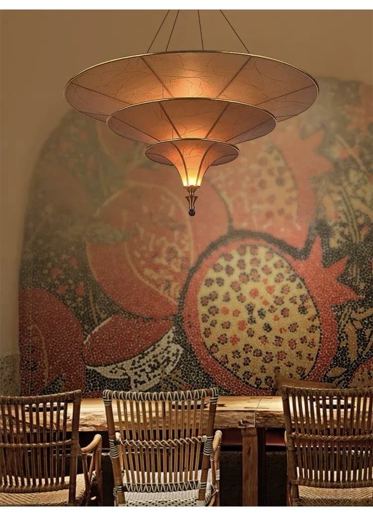 Asian Hanging Teahouse Lamp