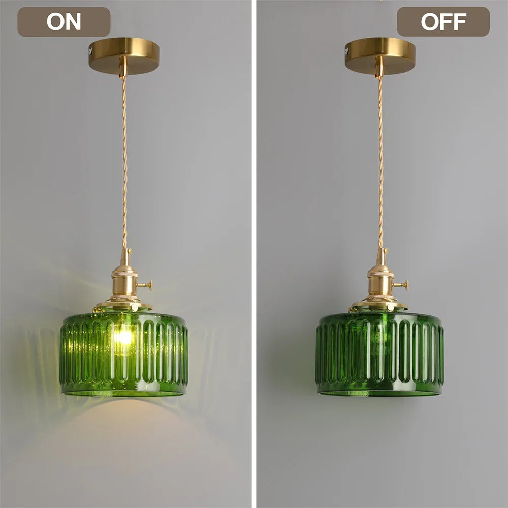 Green Crystal Pendant Chandelier
