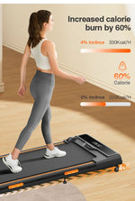Under Desk Treadmill With Incline & Triple Shock-Absorbing System