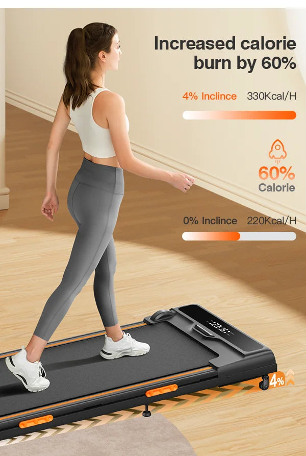 Under Desk Treadmill With Incline & Triple Shock-Absorbing System