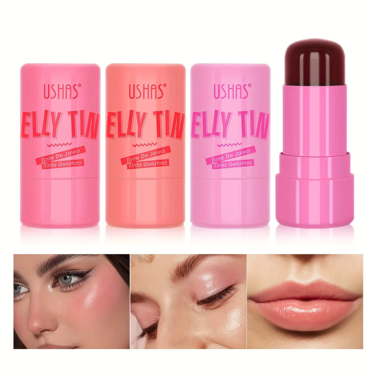 USHAS® Jelly Tint Blush Stick
