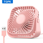 Ultra Quiet 360° Desk Fan
