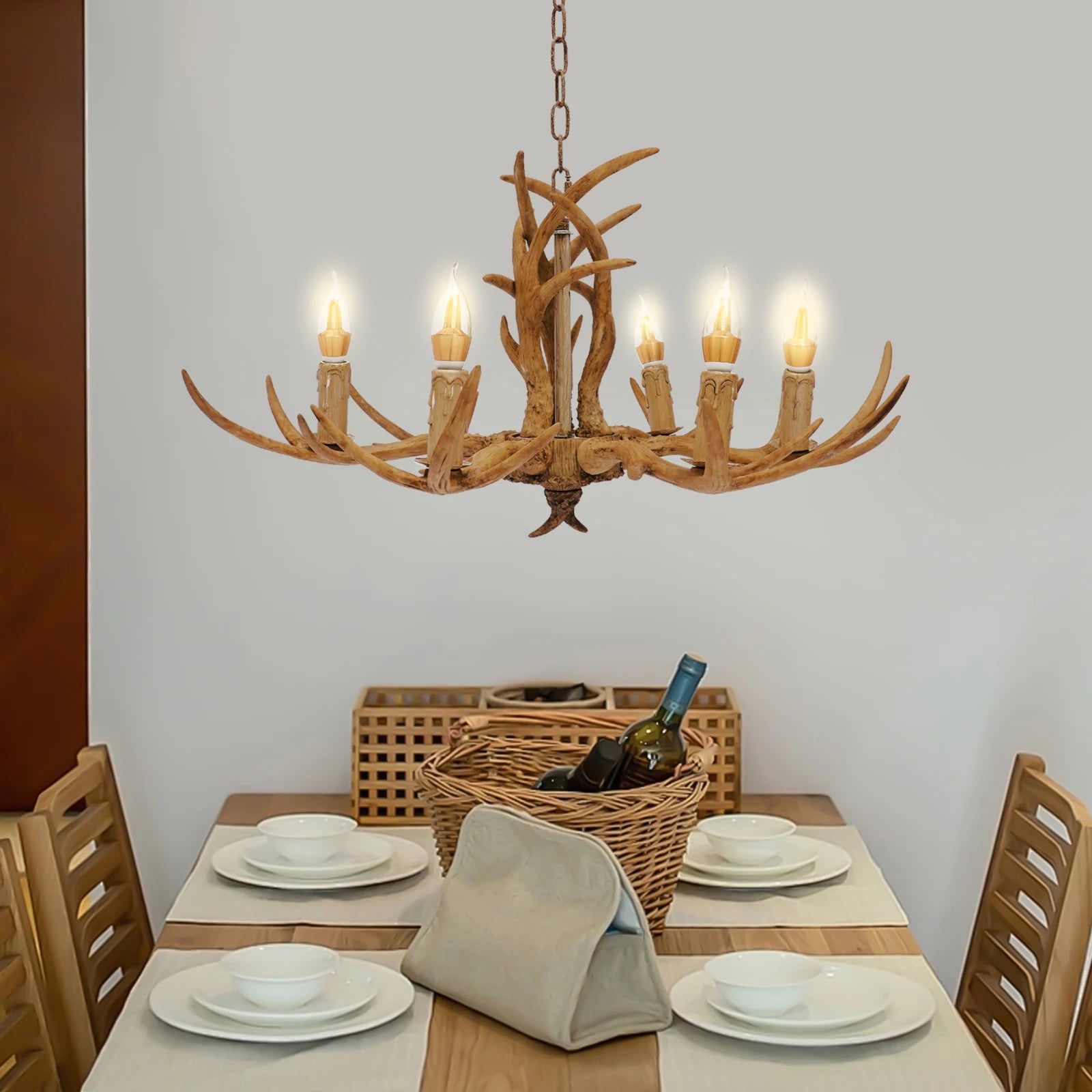 Retro Antler Chandelier